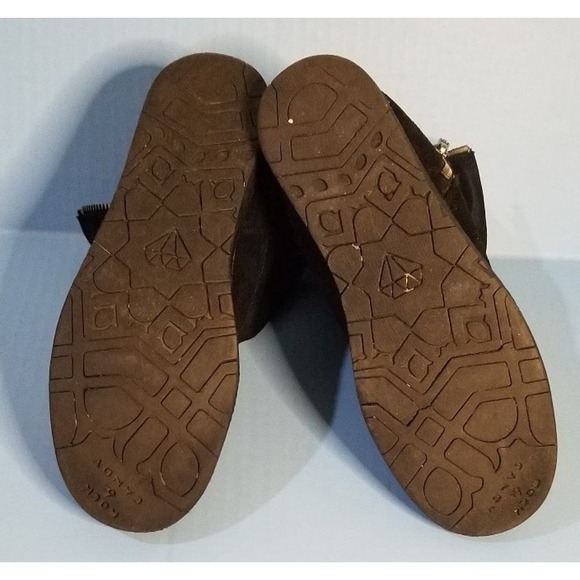 Womens SUEDE BOOTS WITH ZIPPER - Picture 8 of 9